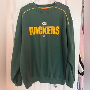 NFL Green Bay Packers Vintage Sweatshirt Green Yellow